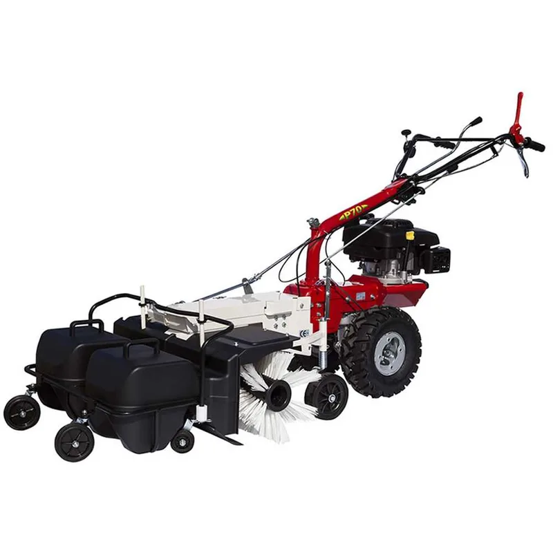 Balayeuse Eurosystems P70 EVO de 88 cm, balayeuse avec ramassage et moteur B&S 850E I/C