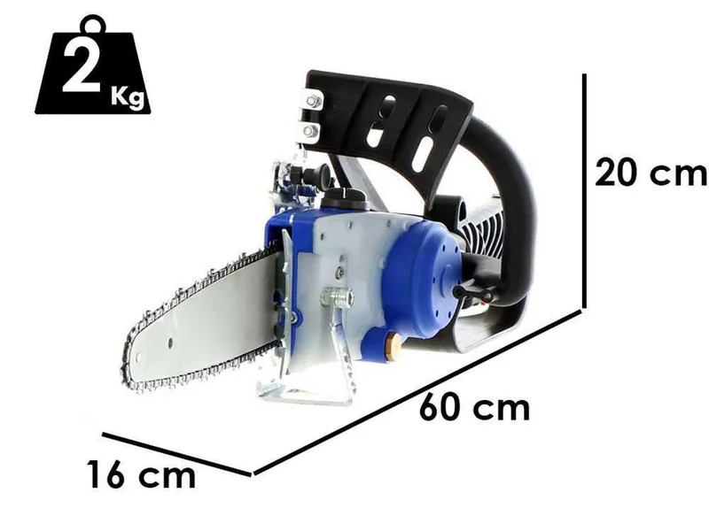 Élagueuse pneumatique Paterlini Jack 10'' 1/4 carving - pour la taille