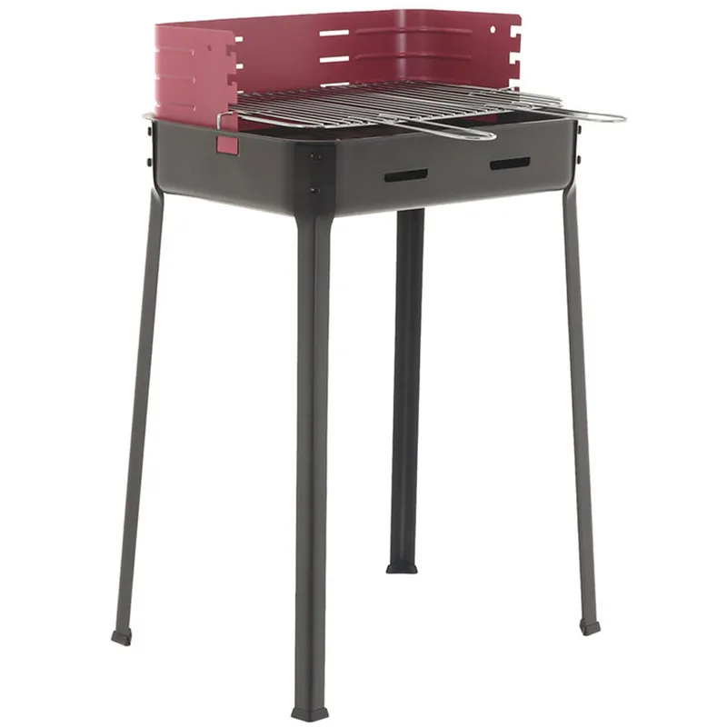 Mille Flavia s/r 45 - Barbecue à charbon en fer artisanal - 45,5x29,5 cm