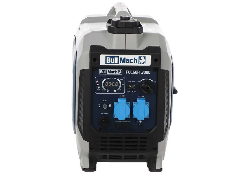 BullMach Fulgor 3000 - Groupe électrogène inverter 3,3 kW - Continu 3 kW monophasé