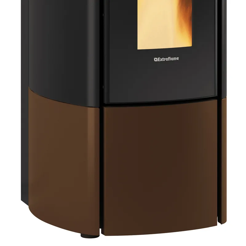 Extraflame Evolution Line Katia 11 poêle à granulés acier bronze