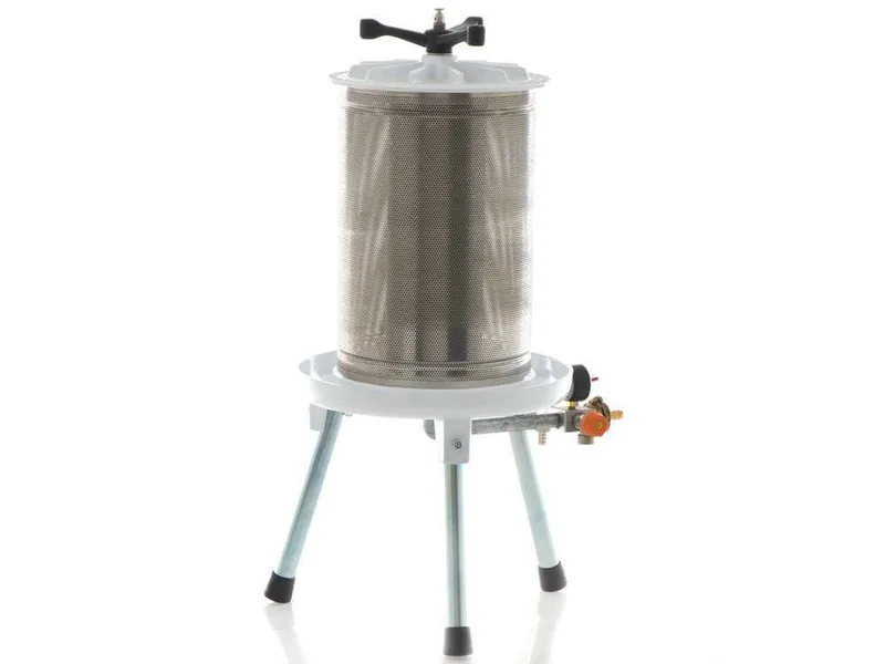 Enotecnica Pillan Misurina - Pressoir hydraulique à fruits 20 L - Cuve INOX