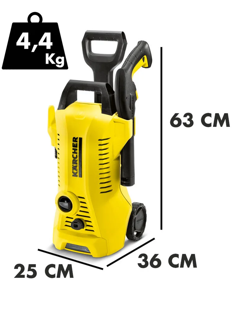 Nettoyeur haute pression à eau froide Karcher K2 Power Control Home - Kit Home - 110 bars