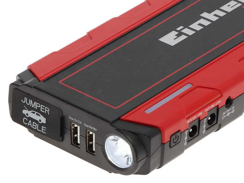 Einhell CE-JS 18 - Démarreur portable multifonction - démarreur de 12V - batterie externe