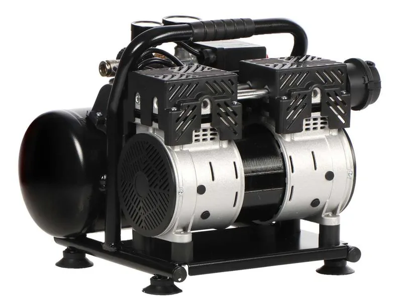Fiac SUPERSILENT 6/1 - Compresseur d'air électrique portatif monophasé silencieux, oil-less - Moteur 1 CV - 6 L