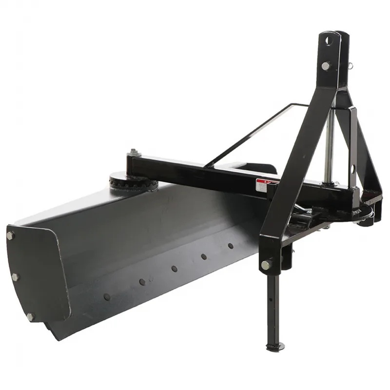 Lame niveleuse pour tracteur Blackstone B-GB 160 à rotation simple 360° et bras orientable