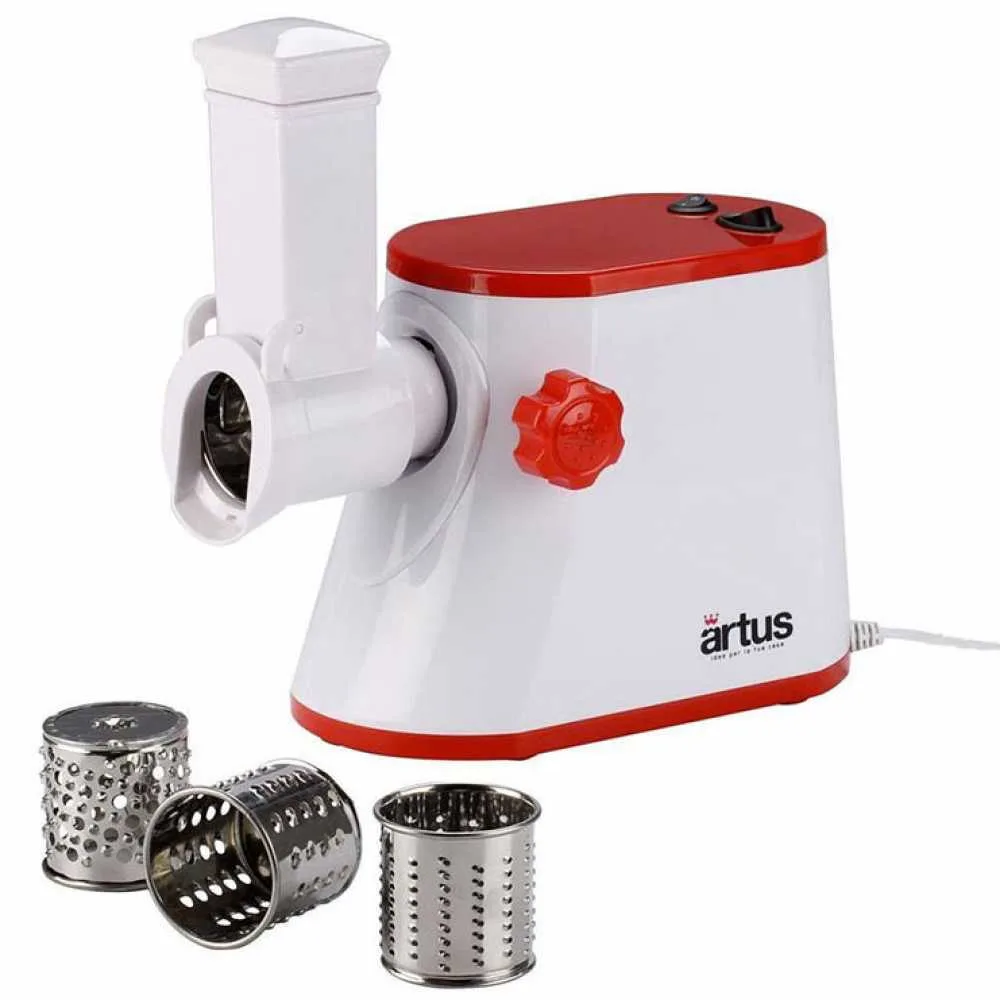 ARTUS G15 - Râpe et Coupe-légumes - 4 rouleaux amovibles - 300W