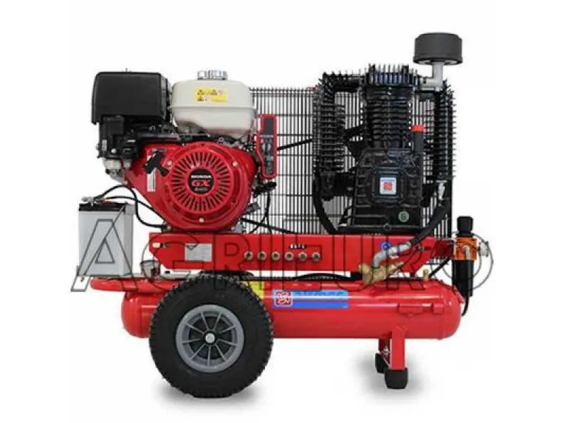 Motocompresseur Airmec TTS 34110/900 moteur à essence HONDA GX 340 - 11 HP