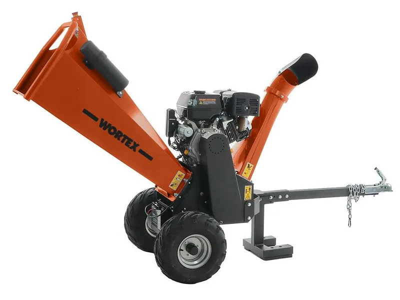 Wortex Drake D420/120L-E - Broyeur de branches thermqiues - Moteur Loncin G420F avec démarrage électrique