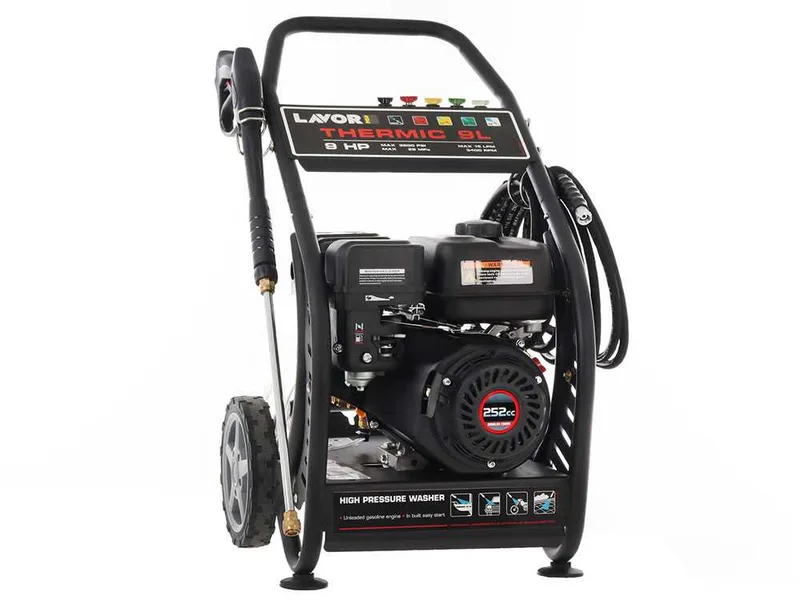 Lavor Thermic 9L - Nettoyeur haute pression thermique - 900 l/h - moteur Loncin LC175F-2 à essence 9 CV