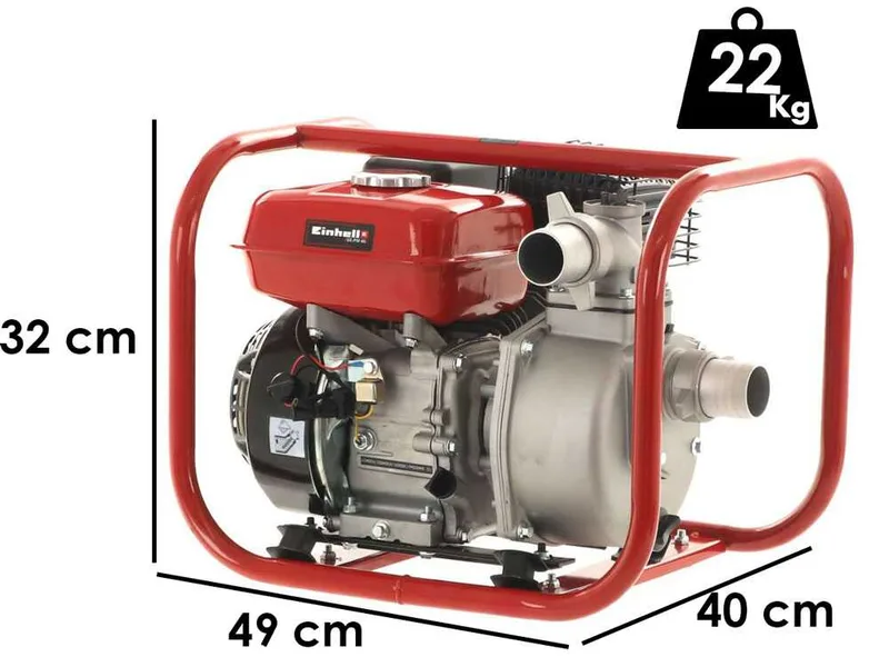 Pompe thermique à eau Einhell GC-PW 46 - 6 CV - 2 pouces