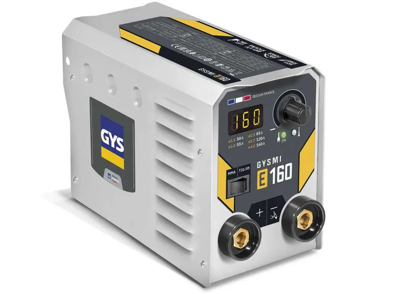 Gys Gysmi E160 - Poste à souder inverter (MMA) - Kit avec mallette - Courant continu (CC)