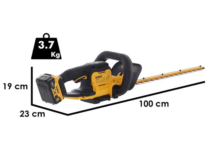 DeWalt DCMHT564P1-QW - Taille-haie à batterie - 18 V 4 Ah - Lame de 55 cm