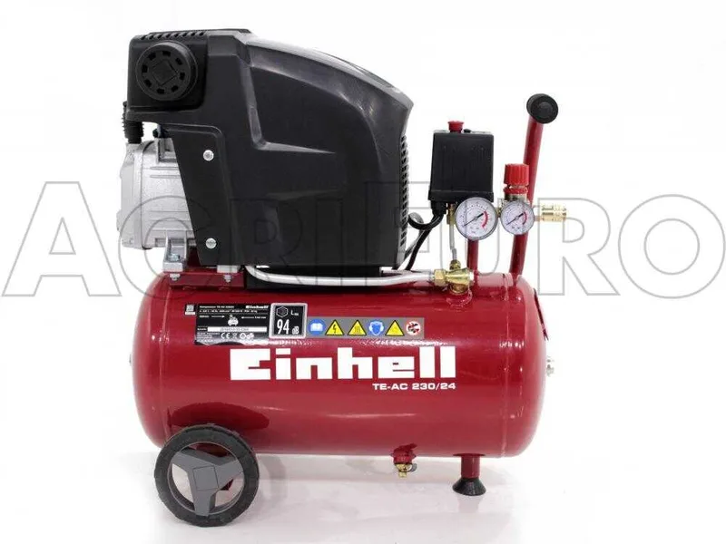 Einhell TE-AC 230/24 - Compresseur d'air électrique sur chariot - moteur 2 CV - 24 L