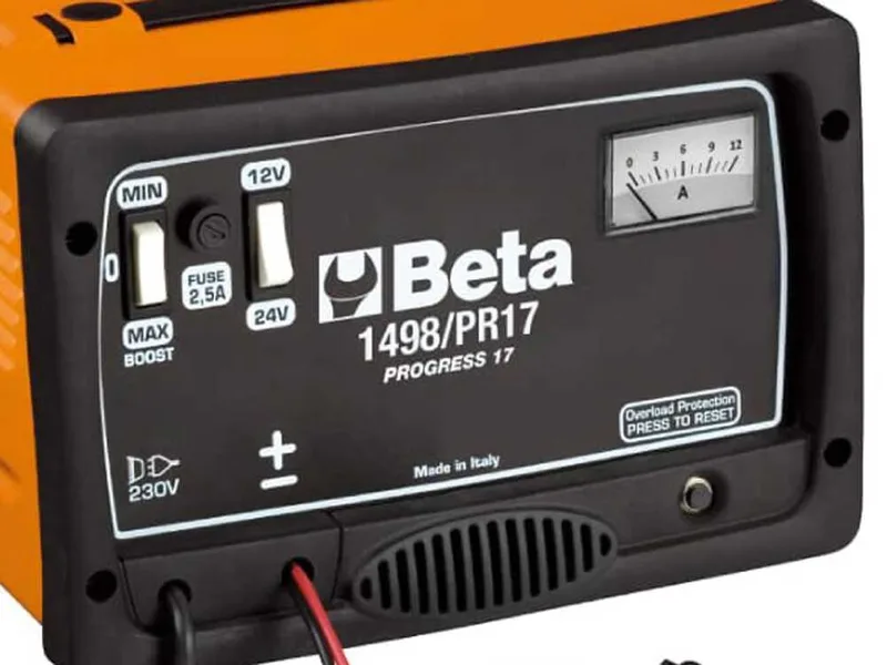 Beta 1498/PR17 - Chargeur portable - 12/24 V - Monophasé