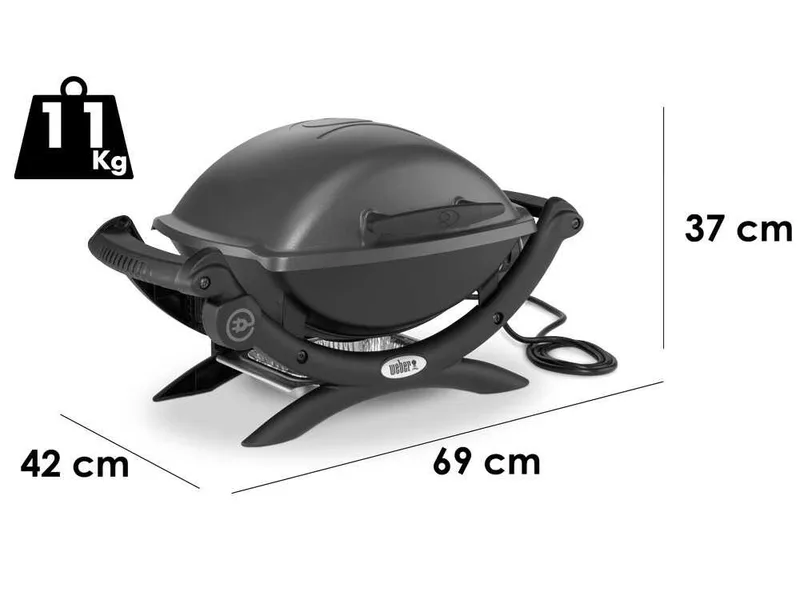 Weber Q1400 - Barbecue électrique portable