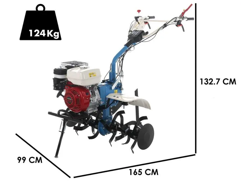 AGT 9000 - Motobineuse à essence 9 CV - Honda GX270 270 cm3 - Vitesses 2+1 marche arrière