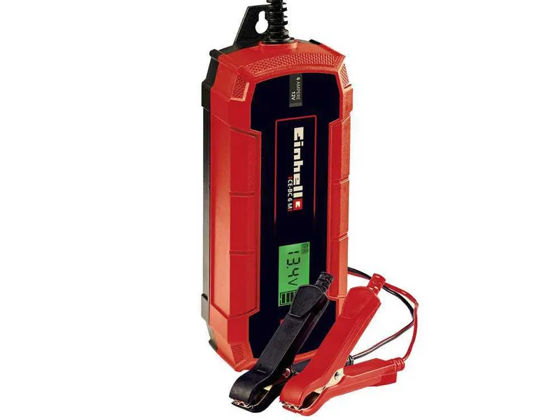 Einhell CE-BC 6M - Chargeur de voiture automatique - 12V - batteries de voiture et moto jusqu'à 150A