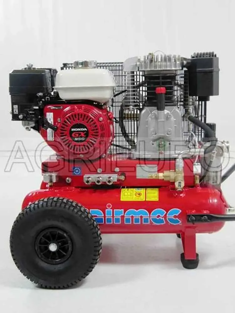 Motocompresseur Airmec TEB22-620HO (620 L/min) moteur Honda GX 200, compresseur