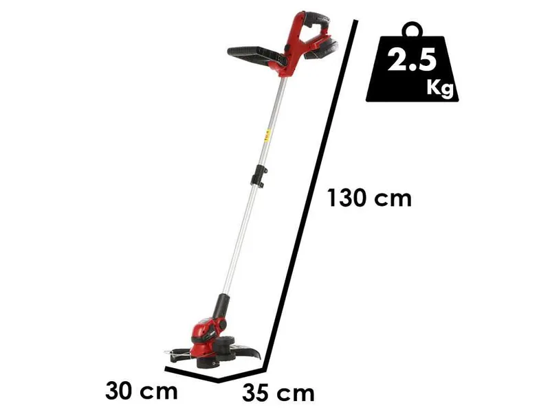 GeoTech X-Line GC-20V - Coupe-bordure à batterie - 20 V - 5 Ah