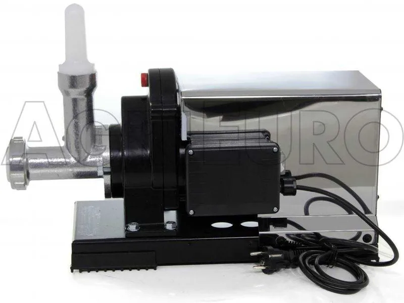 Reber 9050N INOX - Extrudeuse - Machine à pâtes avec moteur électrique à induction professionnel 500W