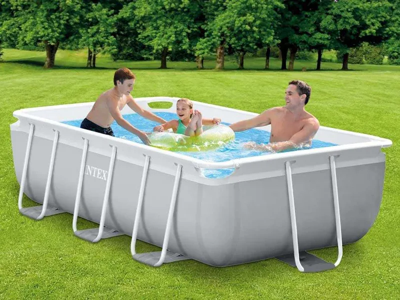 Intex Prisma Frame 26784NP - 300x175x80 cm - Piscine hors-sol + Épurateur et Échelle