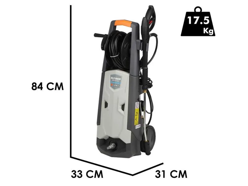 Comet KLS 1600 Gold Extra - Nettoyeur haute pression semi-professionnel à eau froide - 450 lt/h - 150 bars