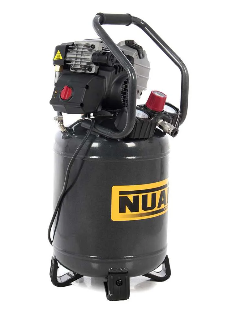 Nuair FU 227/10/24V - Compresseur d'air électrique portatif monophasé - Moteur 2 CV - 24 L