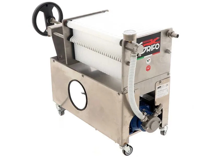 Grifo Professional FCP30-Olio - Filtre à plaques pour huile sur chariot - Pompe INOX