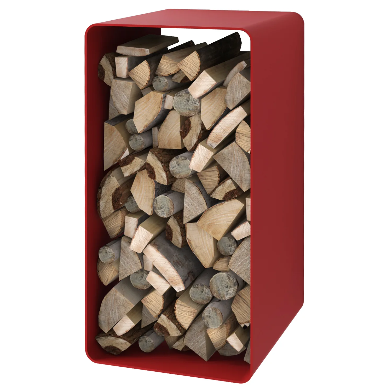 HS Flamingo Deluxe 1 Étagère en Bois Rouge