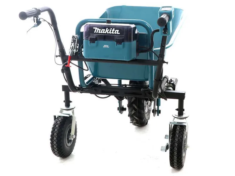 Brouette électrique à roues Makita DCU180 avec vasque - sans batteries