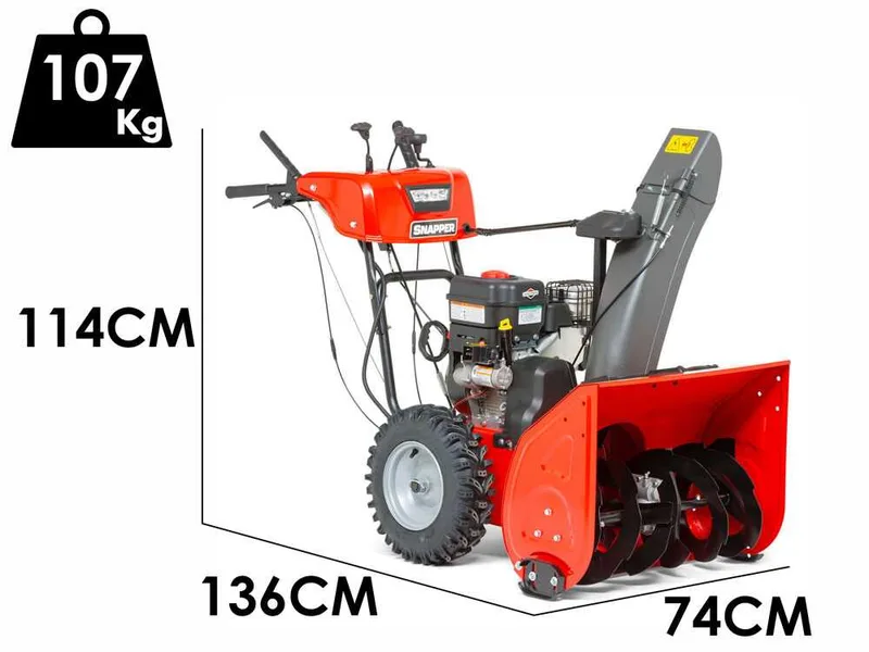Snapper M1527SE - Fraise à neige thermique - B&S 1450 Snow