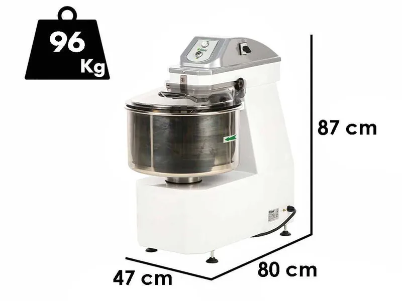 Pétrin à spirale FIMAR 18SN - Capacité de pâte 18 Kg - Triphasé - 2 Vitesses