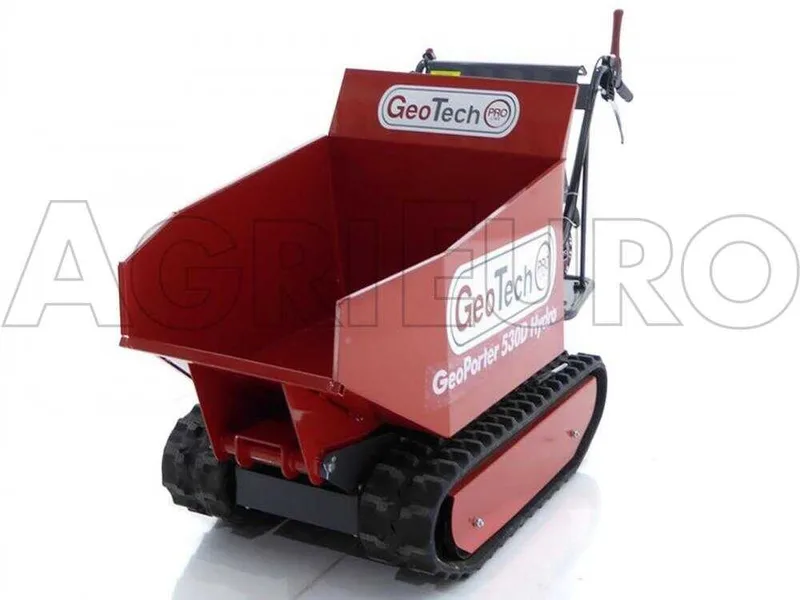 Brouette à moteur GeoPorter 530D Hydro avec benne dumper hydraulique 500 kg
