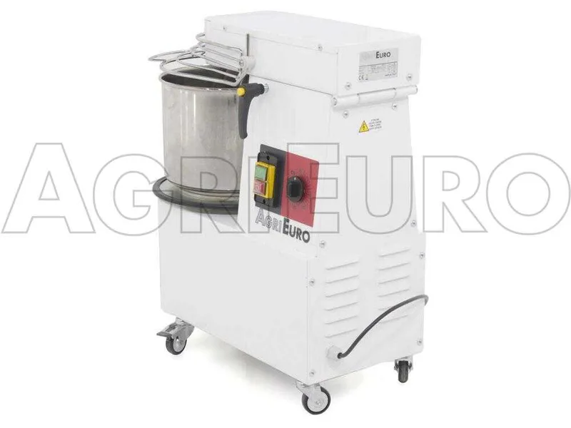 Pétrin à spirale Mixer 1000 S Deluxe à tête basculante - Capacité cuve 8 Kg - 10 L