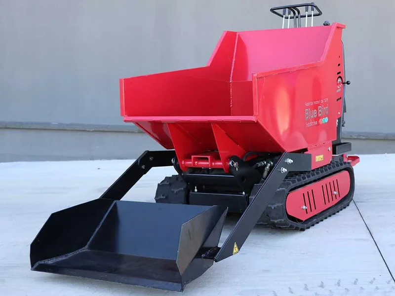 Brouette à chenilles Blue Bird Trasporter 500DL - benne dumper hydraulique 500 kg