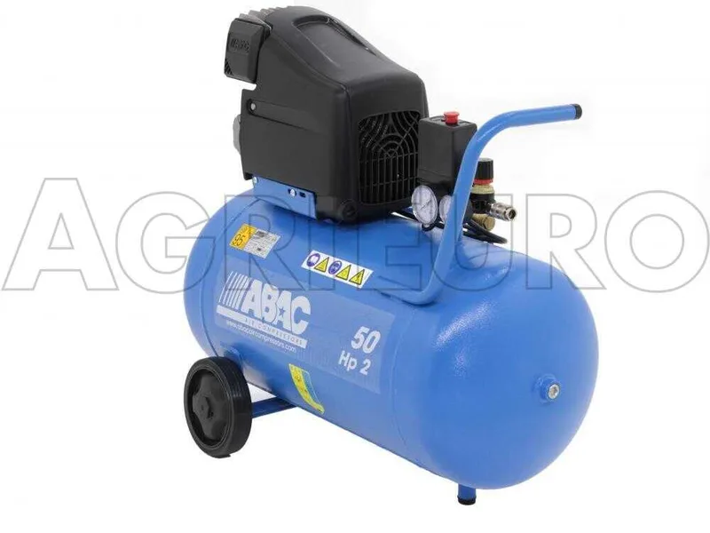 ABAC MONTECARLOL20 - Compresseur d'air électrique monophasé - Moteur 2 CV - 50 L