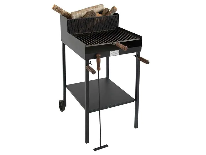 Cruccolini Fuocone Oliveto - Barbecue en fer artisanale à bois et charbon