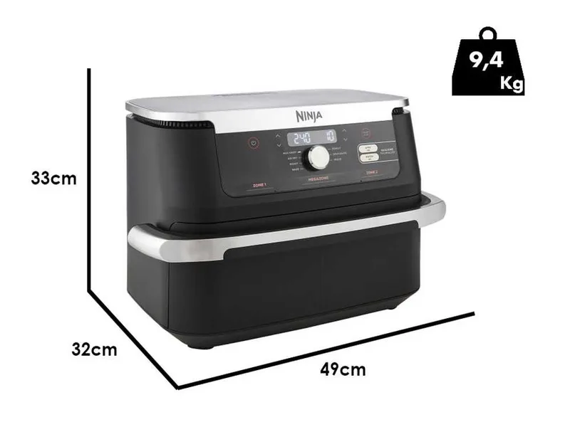 Ninja FlexDrawer AF500EU - Friteuse à air chaud 10,4 L