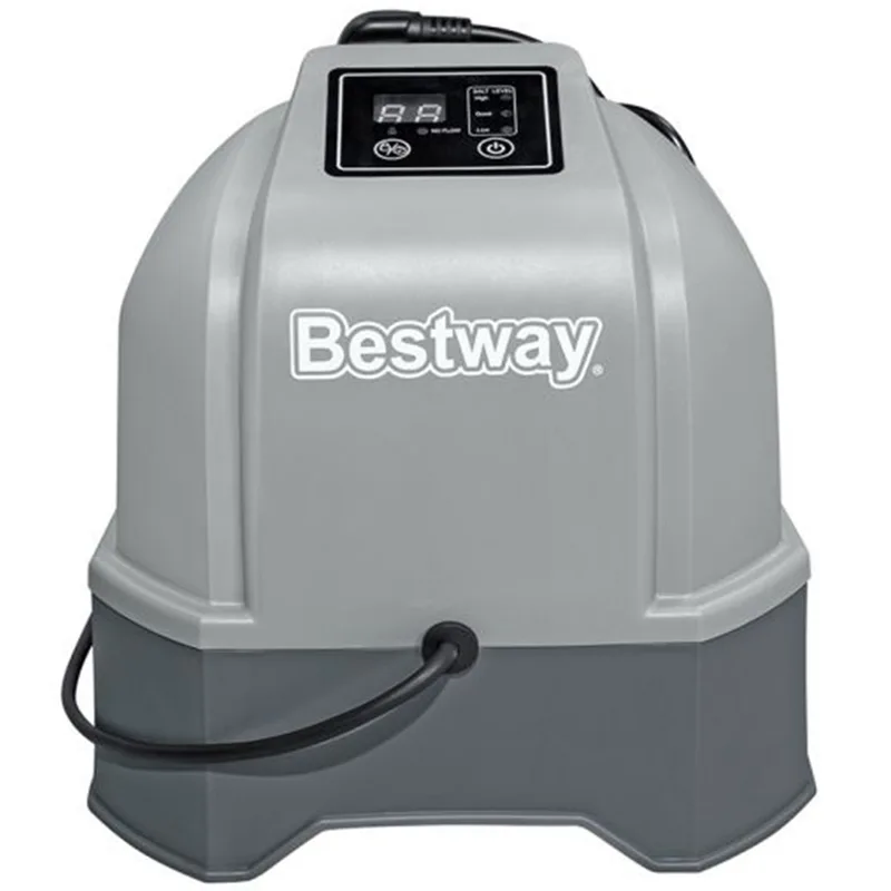 Électrolyseur d'eau salée Hydrogenic Bestway - Débit d'eau min. 1 249 L/H - Capacité max. 26 498 L