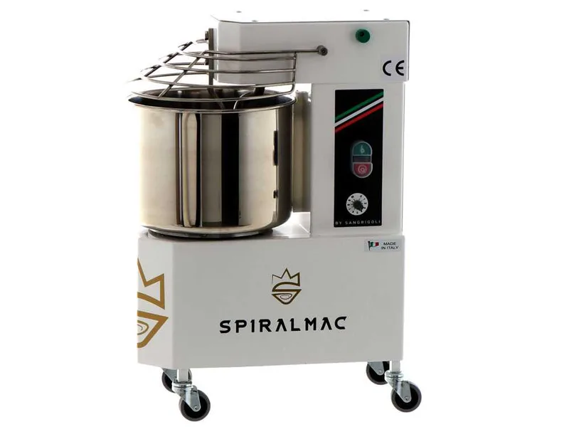 Pétrin à spirale SPIRALMAC SV8VV avec variateur à 10 vitesses - Capacité 8 Kg