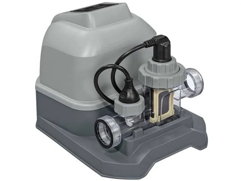 Électrolyseur d'eau salée Hydrogenic Bestway - Débit d'eau min. 1 249 L/H - Capacité max. 26 498 L