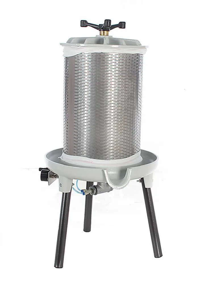 Grifo PEA40 - Pressoir pneumatique pour fruits 40 L – Cuve en acier inoxydable