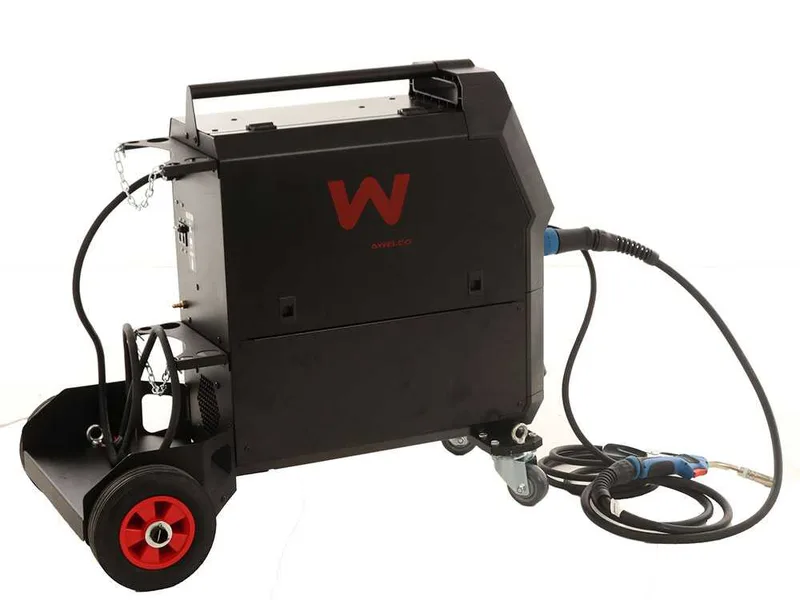 Poste à souder inverter multiprocesseur Awelco mig 350 - mig-tiglift-mma - triphasé - gaz/no gaz