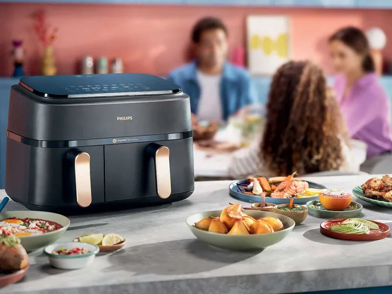 Philips Airfryer Série 5000 XXL Connected HD9285/00 - Friteuse à air chaud - 7,2L