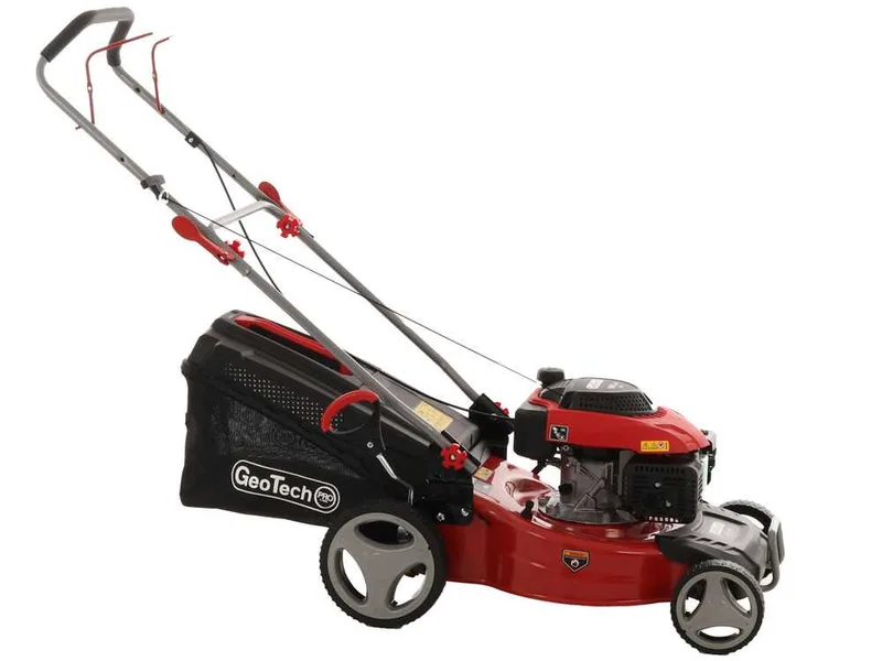 Tondeuse à gazon thermique GeoTech Pro S46-140B avec moteur GeoTech de 141cc