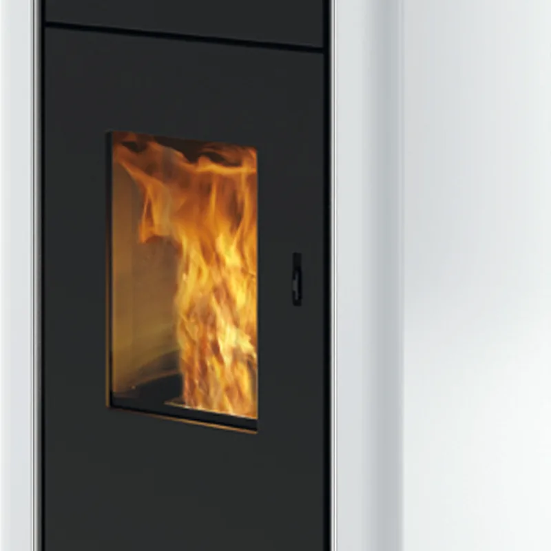 EK63 Metro 110+ Evo Poêle à granulés acier blanc