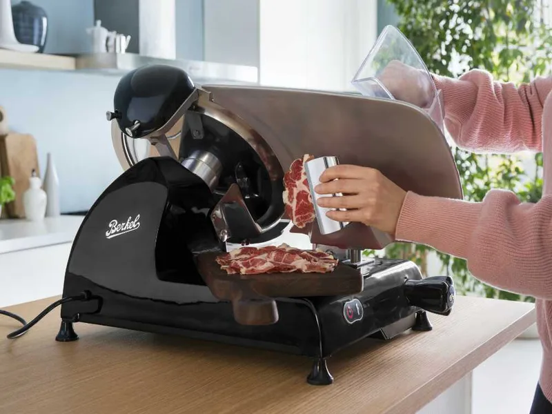 Berkel Red Line 300 Noire - Trancheuse avec lame en acier chromé de 300 mm