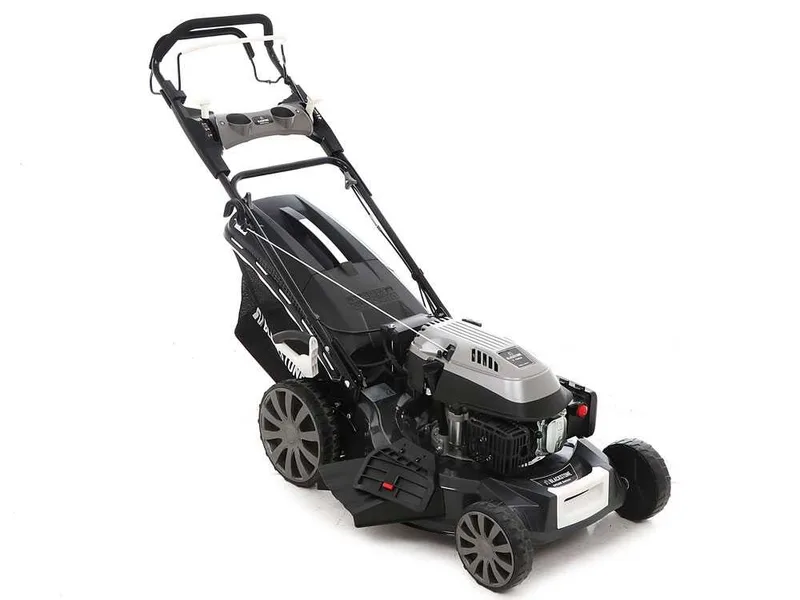 Blackstone SP530E Deluxe - Tondeuse à gazon thermique tractée - 4 en 1