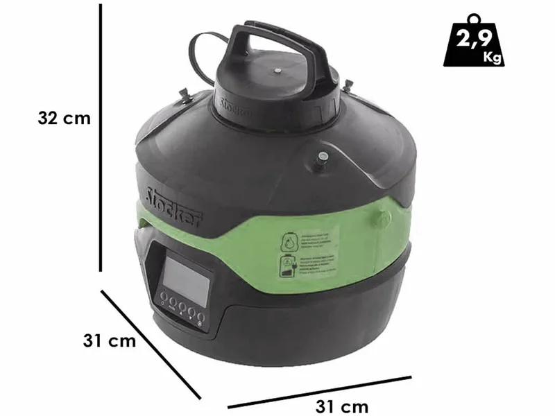 Stocker Geyser 4L - Nébuliseur anti-moustiques de jardin à batterie - 12 V 2.5 Ah
